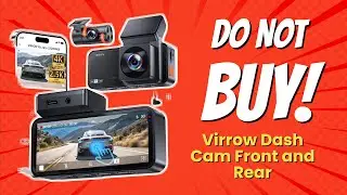 Передний и задний видеорегистратор VIRROW | 7 причин НЕ покупать 🚗⚠️