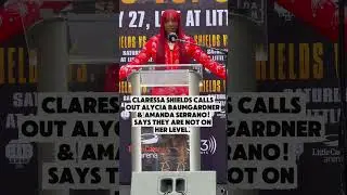 Claressa Shields calls out EVERYONE! Baumgardner! Serrano! #boxing #boxingnews #claressashields