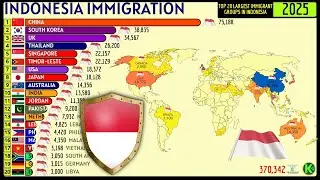 TOP 20 LARGEST IMMIGRANT GROUPS IN INDONESIA