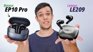 Baseus EP10 Pro vs Lenovo LE209 - Qual o melhor FONE para Comprar? Comparativo