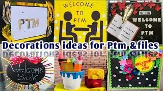 Preschool Ptm chart decoration ideas, Ptm soft board decoration, Ptm files decor, Bulletin board PTM