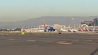 Southwest Airlines Boeing 737-700 Landing at John Wayne Airport (12/8/2025)