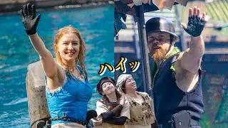 【デビュー】ヘレン＆ヴァーノン 〜ケビンさんの口パクが合いすぎてるの巻〜《USJ ウォーターワールド》ユニバ 2024