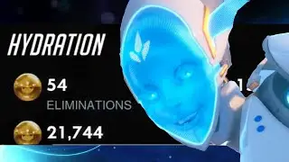 54 ELIMS! HYDRATION INSANE ECHO GAMEPLAY OVERWATCH SEASON 26 TOP 500