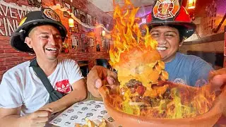 HAMBURGUESA BAÑADA EN FUEGO 🔥| @Mi Receta Magica Ft @Dilo Nomas @CHUSKISIENTO