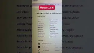 Transform Your Content with Mubert.com&rsquo;s High-Quality Royalty-Free Music Ecosystem! Mubert uses the