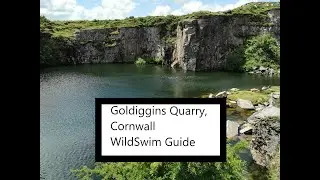Goldiggins Quarry Wild Swimming Cornwall, How to find guide.