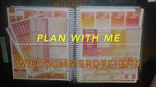 Plan With Me| Hello Autumn| WildSummerDesigns| ECLP Vertical Neutral 2018| Chelsea Plotzke