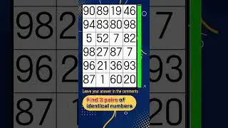 🔢 Same Numbers Puzzle | Shorts Archive 425 432