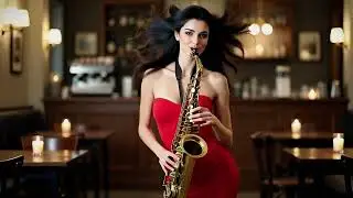 Candlelight Sax 🎷 1 Hour | Warm Smooth Jazz Caf&eacute; Ambience (Late Night Relax)
