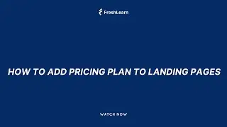 How to Add Pricing Plan to Landing Pages