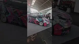 Tuning World Bodensee 2025 Halle A3 bei den Tuning Master Graffiti Golf 5
