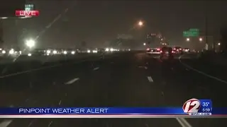 Weather Coverage From 95 North in Providence