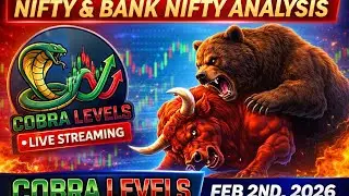 Watch LIVE: Bank Nifty and Nifty PRE-Market Analysis with Cobra Levels|| V.V. Kiran Kumar