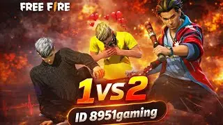 FREE FIRE 1vs2 Custom Match 😱 | Solo Player Destroyed Duo#freefire #freefiregameplay 