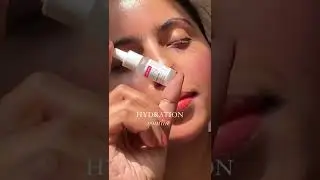 Daily hydration skin care routine- Plum serum 💦 #shorts #skincareroutine