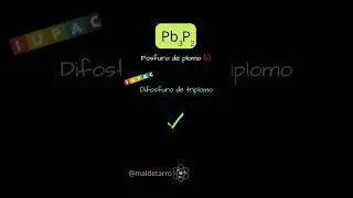 EJERCICIOS de NOMENCLATURA COMPUESTOS INORG&Aacute;NICOS BINARIOS #shorts #shortvideo #qu&iacute;mica #chemistry