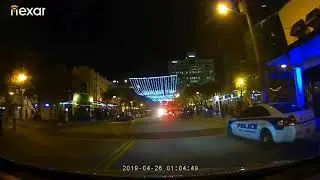 Motorcyclist vs Vehicle Passenger in downtown Fort Lauderdale Himmarshee