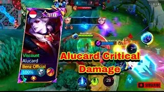 Alucard Critical Damage || Gameplay Alucard #mlbb 