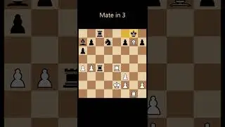 Mate in 3. Tricky chess puzzle