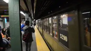 Nostalgia! 240th Street Yard-bound NIS Lo-Vs skipping Times Square (IRT Broadway-7th Avenue Line)