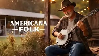 Country Folk Banjo Instrumental | Warm, Calm & Happy Acoustic Music