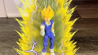Majin Vegeta final explosion stop Motion recreation