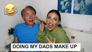 DOING MY DADS MAKE UP CHALLENGE