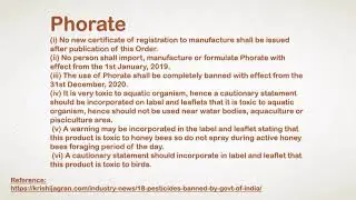 Phorate : technology sources, trade data market scenario