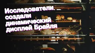Исследователи создали динамический дисплей Брайля