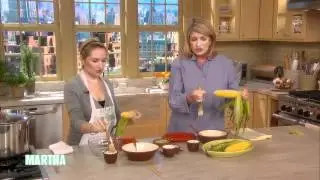 Summertime Side Dish: Mexican Corn Recipe ⎢Martha Stewart