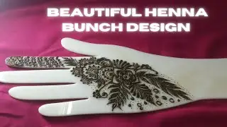 Latest Beautiful Henna Bunch Design For Front Hand 😍❤