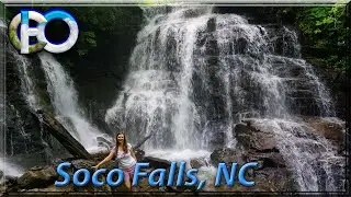 Hiking Soco Falls, near Cherokee North Carolina