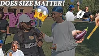 DOES SIZE MATTER!🍆🍑||PUBLIC INTERVIEW||NYASH OR T*TTIES!!!🍑😂😂🔥