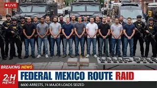 FBI & DEA Raid CJNG Network in Arizona - 6600 Detained & 2.88 Tons Exposed | US Military
