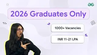 GeeksforGeeks - Fast Track Hiring Program for 2026 Graduates | Apply Now!