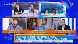 Α. Δρυμιώτης: «Αν συνεχίσει έτσι, το ΠΑΣΟΚ μπορεί και να πέσει στο 10%» | ACTION 24