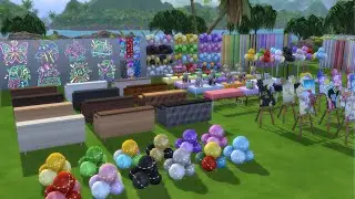 Party Essentials Kit - everything in every color. The Sims 4