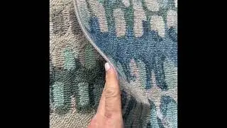 Wool or Washable?? Comparing the Dash & Albert Paint Chip blue rug