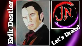 Let's Draw Erik Destler, Monsieur Destler / The Phantom of The Opera! #ErikDestler #MonsieurDestler
