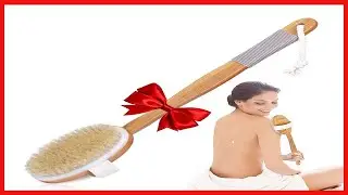 Bath Brush Long Handle for Shower Exfoliating Body Brush Shower Back with Soft Bristles Rubber