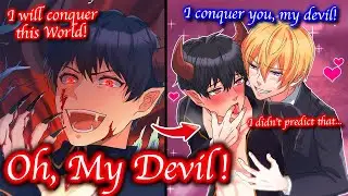 【BL Anime】В мир людей пал дьявол. Офисный работник забирает его домой.