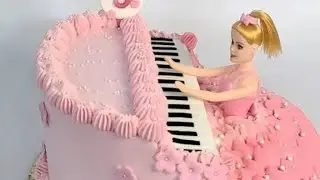 Doll Cake बनाने के पुराने तरीके छोड़ सीखो New स्टाइल 3D DollCake बिना Mould,Topper| PianoDollCake2025