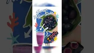Let&rsquo;s make Jamun Fuljar Soda | Refreshing drink in summer #fuljarsoda #jamun #yt #ytshorts #shorts