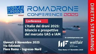 L'Italia dei droni 2025: bilancio e prospettive del mercato UAS e IAM - Roma Drone Conference