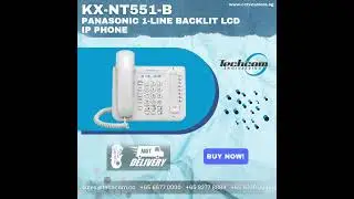 KX-NT551-B - Panasonic IP Phone #PABX #PBX #IPPhone #pabxphone #panasonic