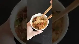 White miso soup cup ramen