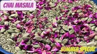 Summer Chai Masala ☀️🫖 | Homemade Cooling Chai Powder for Hot Days 🌿 | Easy Indian Tea Spice 🍵