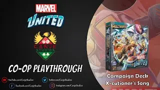 Canje Plays Marvel United Co-Op | Campaign | X-cutioner's Song