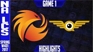 Phoenix 1 vs Fly Quest Game 1 - NA LCS W4D2 Spring 2017 - P1 vs FQ G1
